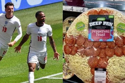 Siêu thị làm bánh pizza ủng hộ đội tuyển Anh tại EURO 2020, ai ngờ gây tranh cãi kịch liệt