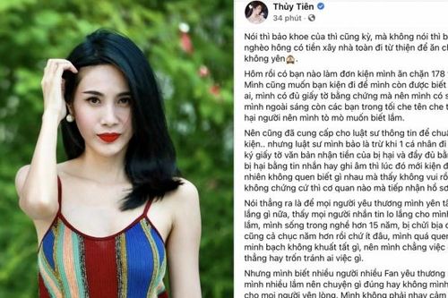 Thủy Tiên lên tiếng về tin đồn ăn chặn tiền từ thiện, xây biệt thự 80 tỷ đồng