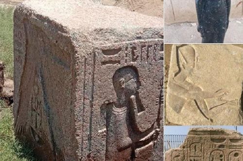 Phát hiện loạt tượng nữ thần Ai Cập cổ đại và Pharaoh Ramses II