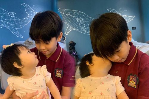 Cường Đô La tiết lộ thói quen mỗi sáng cực tình cảm của Suchin và Subeo
