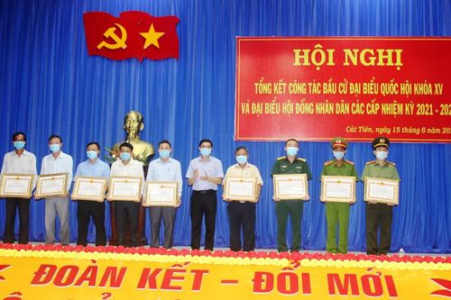 Cát Tiên: Tổng kết công tác bầu cử