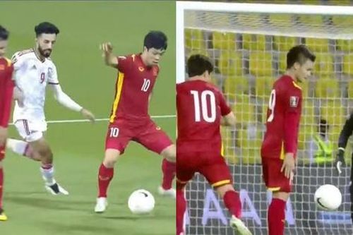 Khoảnh khắc siêu hài hước: Quang Hải bật chế độ 'đứng hình mất 5s' để tránh lỗi việt vị