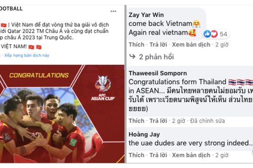 CĐV Thái Lan: 'Việt Nam đi tiếp, chúng tôi thì không, thật xấu hổ'