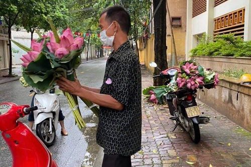 Người bán hoa sen được trả lại 2 triệu tiền phạt