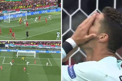 Ronaldo gây sốc với pha bỏ lỡ khó tin trước Hungary