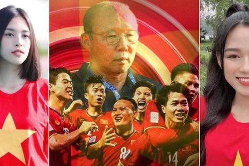 Dàn hoa - á hậu gây 'bão' mạng xã hội khi Việt Nam lần đầu vào vòng loại thứ 3 World Cup