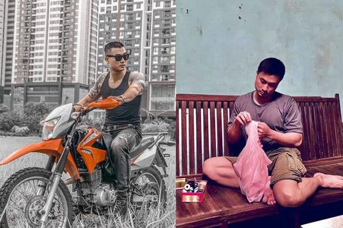 Diễn viên chuyên vai giang hồ bỡ ngỡ với cảnh khâu vá, chăm con
