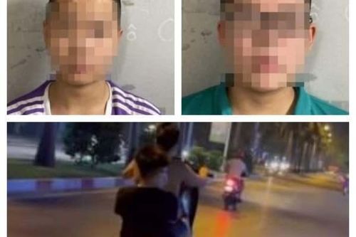 Phạt tiền, giữ phương tiện của hai thanh niên bốc đầu xe tại Văn Quán