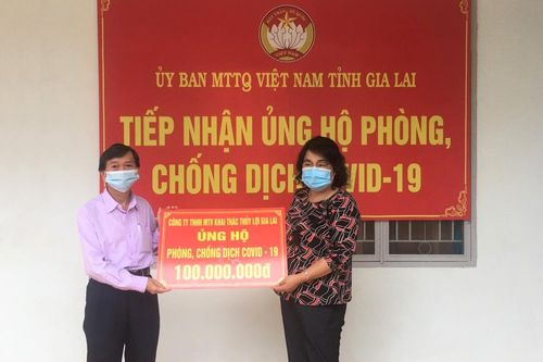 Hơn 260 triệu đồng ủng hộ công tác phòng-chống Covid-19