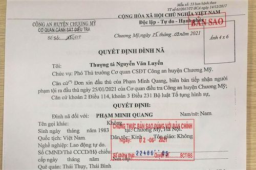 Đính chính thông tin 'truy nã chủ thầu xây dựng hành hung nhân viên ở Hà Nội'