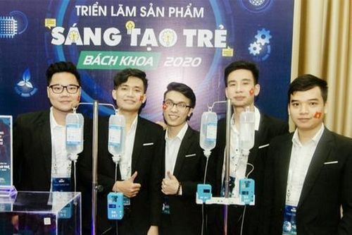 Sinh viên Bách khoa chế tạo thiết bị giám sát truyền dịch cho bệnh nhân COVID-19