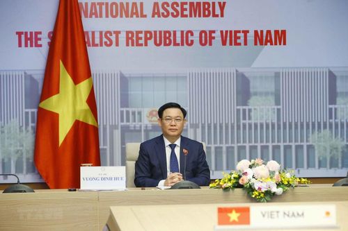 Hình ảnh Chủ tịch Quốc hội hội đàm với Chủ tịch Nhân đại Trung Quốc
