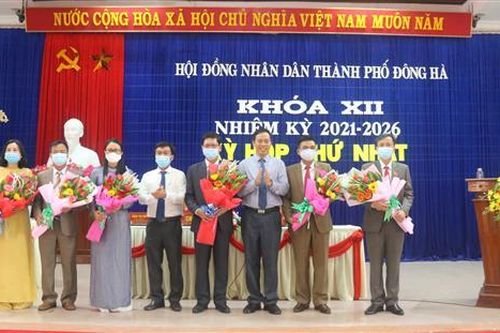 Hoàn thành bầu các chức danh HĐND, UBND thành phố Đông Hà nhiệm kỳ 2021 – 2026