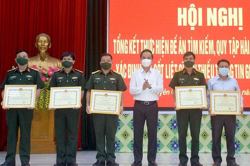 Quyết tâm cao nhất để tìm kiếm, xác định danh tính, quy tập hài cốt liệt sỹ
