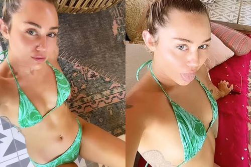 Mặt mộc của Miley Cyrus