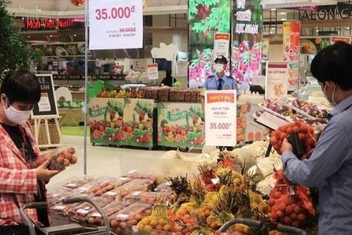 Vải thiều Bắc Giang được bán tại AEON Việt Nam và Nhật Bản