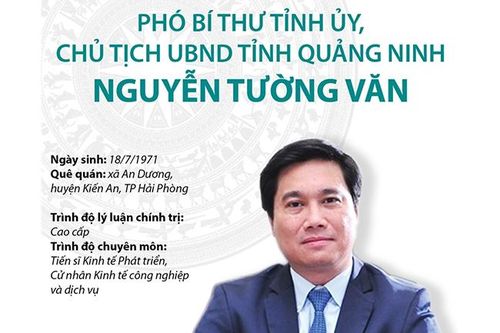 Phó Bí thư Tỉnh ủy, Chủ tịch UBND tỉnh Quảng Ninh Nguyễn Tường Văn