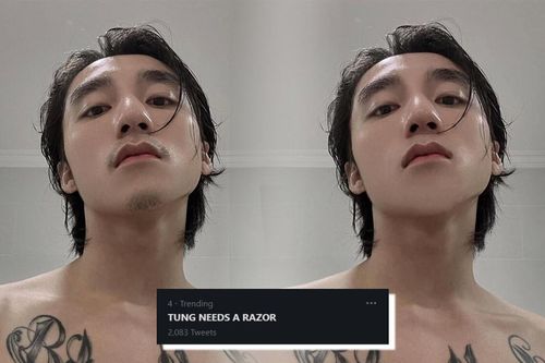 Đăng ảnh râu ria xuề xòa, Sơn Tùng M-TP được fan giúp 'cạo râu online'