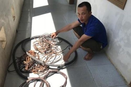 Bắt kẻ gây ra 21 vụ trộm thiết bị điện lưới, thiệt hại 180 triệu đồng