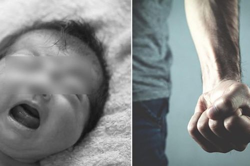Bực bội vì con quấy khóc, người đàn ông nhẫn tâm đánh con và dọa treo cổ vợ
