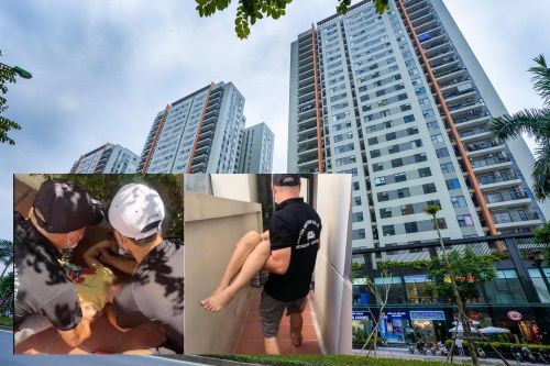 Hà Nội: Hãi hùng phát hiện bé trai rơi từ cửa sổ tại chung cư The K Park