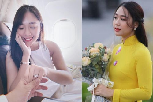 BTV VTV nổi tiếng với danh xưng 'nữ sinh tặng hoa Tổng thống Trump' bất ngờ được cầu hôn trên máy bay