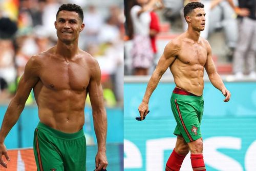 Ronaldo khoe thân hình 6 múi 'rõ mồn một, dân tình bảo 'chắc do uống nước lọc'