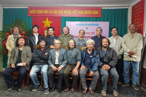 Hội Văn học Nghệ thuật Lâm Đồng khai mạc trại sáng tác mỹ thuật