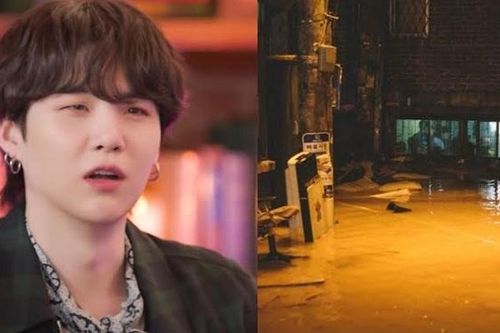 Suga BTS nhớ lại thời 'chạy lụt' khi studio gặp mưa
