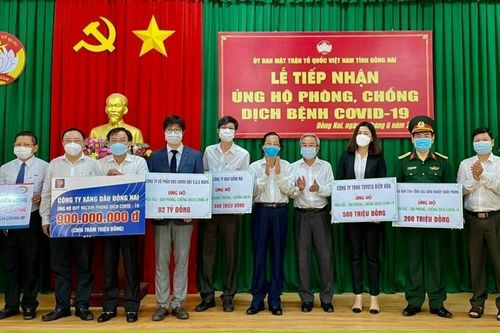 Đồng Nai: Thêm gần 5 tỷ đồng góp vào quỹ vắc-xin phòng, chống dịch Covid-19