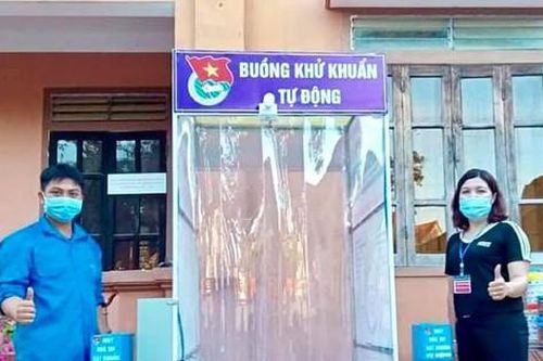Thanh niên chế tạo thành công buồng khử khuẩn, máy sát khuẩn tự động phòng dịch