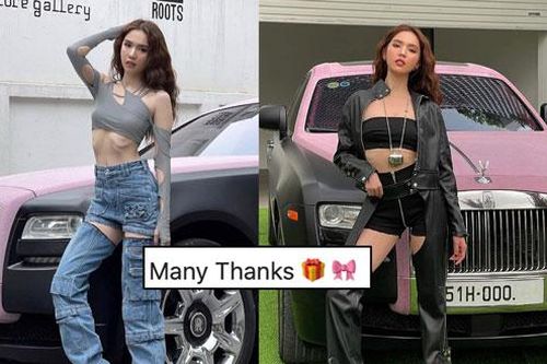 Hóa ra Ngọc Trinh từng hé lộ chuyện được tặng siêu xe Rolls-Royce