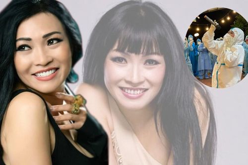 Phương Thanh hát tặng các y bác sĩ tại khu xét nghiệm Covid-19 khiến khán giả xúc động