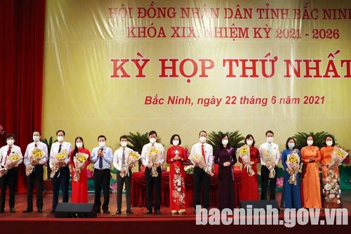 HĐND tỉnh Bắc Ninh bầu các chức danh lãnh đạo nhiệm kỳ mới