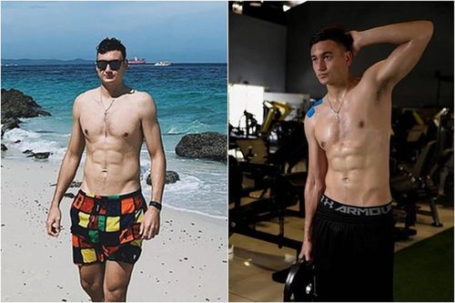 Khoe 'múi sầu riêng' căng đét, Đặng Văn Lâm làm hội chị em 'hú hét'