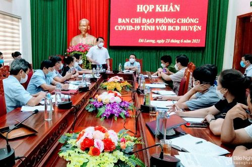 Đồng ý cách ly khu vực Công an huyện Đô Lương sau khi xuất hiện ca bệnh Covid -19