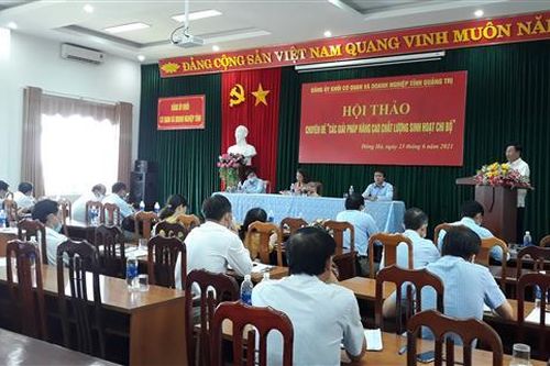 Hội thảo về nâng cao chất lượng sinh hoạt chi bộ