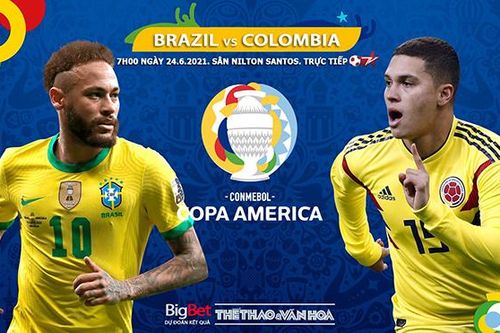 Kèo nhà cái. Soi kèo Brazil vs Colombia. BĐTV trực tiếp Copa America 2021