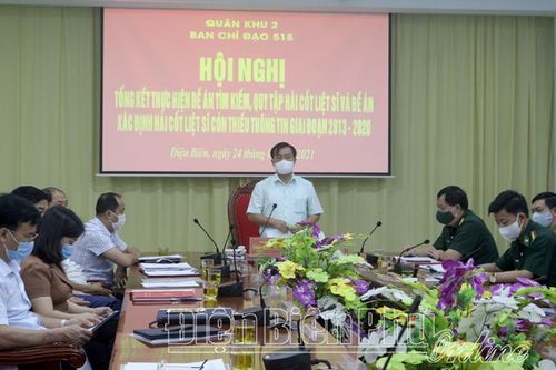 Quân khu 2 tổng kết công tác tìm kiếm, quy tập và xác định hài cốt liệt sĩ còn thiếu thông tin