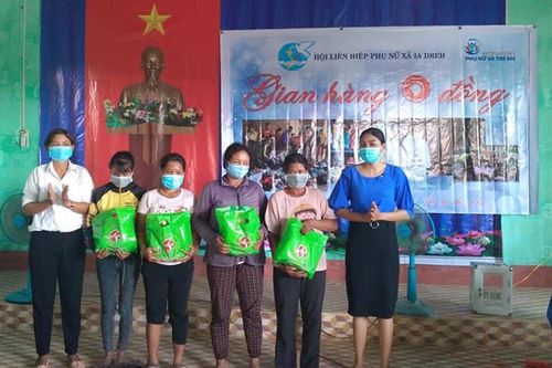 Krông Pa: Khai trương 'Gian hàng 0 đồng' xã Ia Hdreh