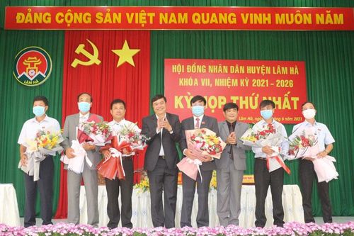 Bầu Chủ tịch, Phó Chủ tịch HĐND, UBND huyện Lâm Hà khóa VII