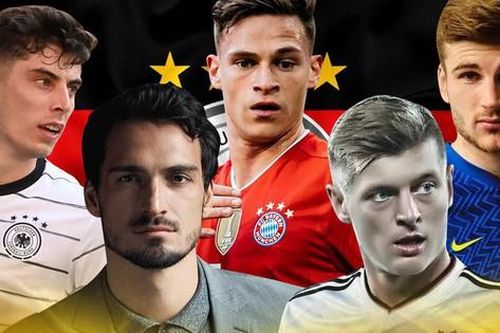 EURO 2020 đâu chỉ có Cristiano Ronaldo, đội Đức khiến fan 'rần rần' vì dàn visual cực phẩm