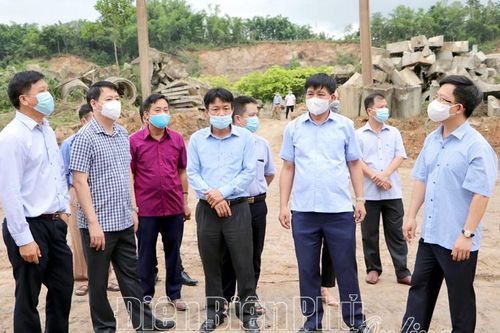 Chủ tịch UBND tỉnh Lê Thành Đô kiểm tra tiến độ dự án Đường 60m và Hạ tầng khung