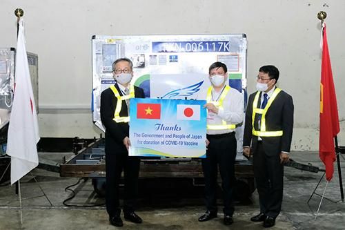 Nhật Bản tiếp tục viện trợ cho Việt Nam thêm 1 triệu liều vắc xin phòng Covid-19