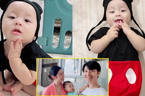 Quý tử 'ngậm thìa vàng' của á hậu Thúy Vân và doanh nhân Nhật Vũ