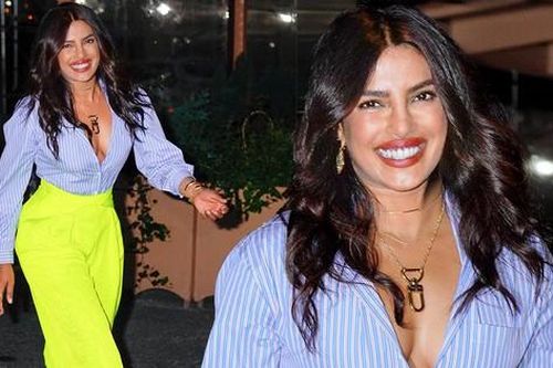 Hoa hậu Priyanka Chopra diện mốt không nội y