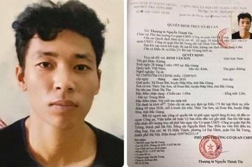 Truy nã đối tượng Đinh Văn Sơn, quê Bắc Giang trộm cắp tài sản