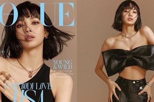 Ngắm trọn bộ ảnh Lisa khoe vòng 2 siêu thực trên VOGUE, quần jeans size nhỏ vẫn rộng bụng