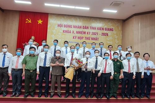Chủ tịch HĐND và UBND tỉnh Kiên Giang tái đắc cử