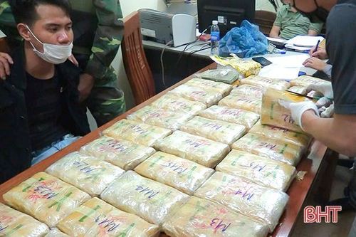 Công an Hà Tĩnh đấu tranh, bắt giữ 18 vụ/27 đối tượng phạm tội về ma túy